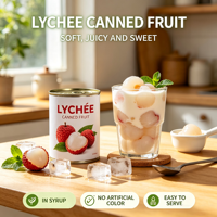 Aziatische tropische geconserveerde lychee (lychee hele in siroop) 300g-2840g groothandel export zoet 3 jaar houdbaarheid
