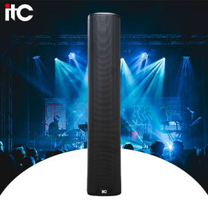 UV Waterproof 100W 4 Ohm Metal Column Speakers Set Line Array PA <strong>System</strong> for Conference Rooms - Product Image 3