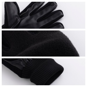Gants en cuir souple de qualité supérieure pour hommes, élégants, chauds, en polaire pour l'extérieur, pour l'hiver - Product Image 3