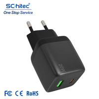 Nuevo cargador de teléfono Mini Cube 20W de moda, tipo C, carga rápida 5V 4A, enchufe de pared para iPhone, Samsung y teléfonos Android.