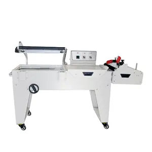 Semi Automatic FQL-450 L Bar Heat Film Shrink Tunnel Wrapper and Heat Shrink Wrapping Packing Machine