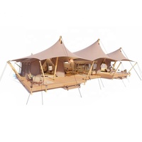 Tentes de glamping de luxe permanentes pour hôtel dans le désert à vendre