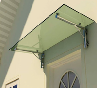 Auvent de balcon rétractable en verre Prima, facile à installer, de haute qualité, anti-poussière et imperméable