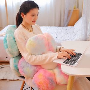 Blue Colorful Cute Plant <strong>Pillows</strong> Aesthetic Room Squishy Floor Cushion Decor for Teen Girls Sofa Bedroom Kids' Throw <strong>Pillows</strong> - Product Image 6