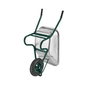 भारी शुल्क 100 लीटर पानी की क्षमता धातु व्हीलबैरो मॉडल wb6414 टी न्यूमेटिक पहियों 160 किलोग्राम भार निर्माण उद्यान का उपयोग - Product Image 2