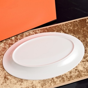 Juegos de Vajilla para Banquetes en Casa, Platos para Pescado, Vajilla de Restaurante, Cerámica, Porcelana Fina, Platos Bajos, Aptos para Microondas y Lavavajillas - Product Image 3