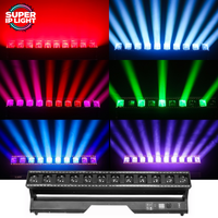 Barre de projecteurs LED matriciels 12x40W RGBW 4-en-1 avec zoom, faisceau, wash et stroboscope, contrôle DMX RDM pour clubs, concerts et spectacles