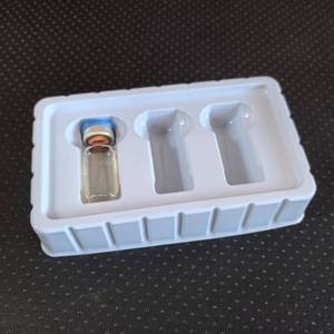 Plateau intérieur en plastique pour 3 flacons de 3 ml, plateau blister pour injection, emballage en plastique PVC, emballage médical souple - Product Image 2