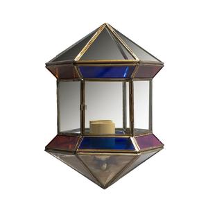 Hexagonal <b>wall</b> <b>lamp</b> 1xe27, various colors, dimensions 27x20x11 cm, ideal for interior decoration and ambient lighting. - Product Image 1