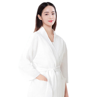 Vente en gros d'usine bon marché Spa Robe de massage pour sauna Kimono jetable Peignoir jetable Robe de bain