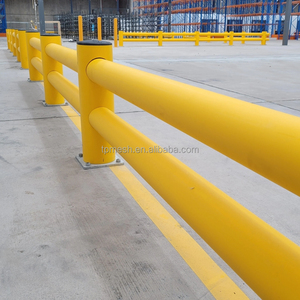 Hsj terra barriera flessibile di sicurezza stradale Guardrail protezione del carrello elevatore a terra Guardrail da costruzione dissuasori barriera di traffico in plastica - Product Image 4