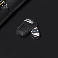 Porte-clés de voiture en cuir véritable Bmw, porte-clé de voiture, pour séries 1/3/5/7 F30 F20 F10 F18 F22 X3 X4 M3 M5