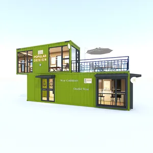새로운 컨테이너 레스토랑 하우스 캐나다 표준 모듈러 주택 중국 무역