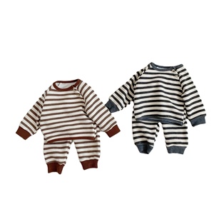 Conjunto de Ropa de Bebé de 2 Piezas para Recién Nacidos, Niños y Niñas, Algodón, Manga Larga, Suave - Product Image 1