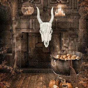 Scary <b>Animal</b> Props Halloween <b>Animal</b> Skeleton Sheep Skeleton Ghost Festival Decoration Haunted House Props - Product Image 5