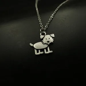 Ciondolo a Forma di Cagnolino, Collana con Animale per Donne, Gioiello con Cane Piccolo, Amuleto Adorabile a Forma di Cucciolo, Dolce Ciondolo a Tema Animale Domestico, Regalo per Lei - Product Image 4