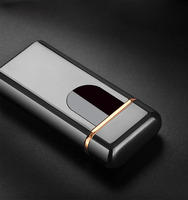 Vente en gros de briquet plasma électrique rechargeable au design moderne, nouveauté rechargeable par USB, cigarettes en métal, cadeaux sans flamme