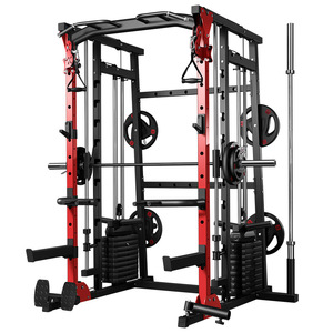 Kesun - Soporte Multifuncional Comercial para Levantamiento de Pesas, Soporte Ajustable para Sentadillas con Power Rack y Stacker para Gimnasio - Product Image 1