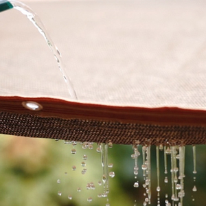 Tenda a <span class=keywords><strong>Vela</strong></span> Rettangolare Marrone in HDPE Intrecciato con Protezione UV e Bordi Nastrati per Giardino, Patio, Balcone, Gazebo, Campeggio - Product Image 3