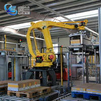 Machine de palettisation automatique à grande vitesse pour boîtes en carton, canettes, bouteilles, barils, sacs, système de palettisation