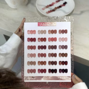 2025 nouvelle glace Transparent mode blanc Litchi lait pêche 24 couleurs Transparent ongles huile Gel ensemble pour automne et hiver salon de manucure - Product Image 5