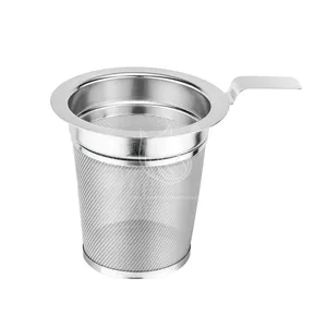 Hasır çay demliği süzgeçler uyar standart bardak kupalar çaydanlıklar ev bahçe mutfak için mükemmel paslanmaz çelik filtre