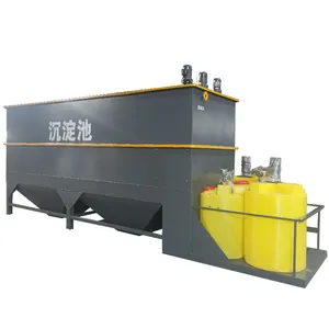 Skid-Mounted Wastewater Sewage River Water Treatment Sedimentation Water Tank Lamella Clarifier Tank Sedimentation