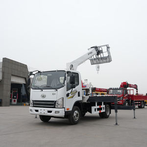 Jqccm 6.3 חדש טון faw jeang נייד הידראולי קטן משאית 4 x2 טלסקופי בום משאית רכוב עם סל אווירי - Product Image 1