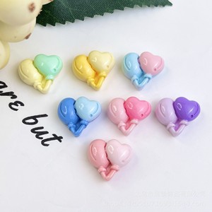 New Creative 100Pcs/Lot 3D <strong>Mini</strong> Resin Colorful <strong>Balloon</strong> Flat Back Cabochons Halloween Thanksgiving Christmas Nail Art Model - Product Image 5