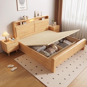 <span class=keywords><strong>Lit</strong></span> <span class=keywords><strong>bas</strong></span> en bois massif, style nordique moderne et <span class=keywords><strong>simple</strong></span>, multifonctionnel pour la maison, <span class=keywords><strong>lit</strong></span> double 1,8 m, <span class=keywords><strong>lit</strong></span> <span class=keywords><strong>simple</strong></span> 1,5 m, vente directe d'usine - Product Image 3