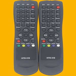 คริสตัลบีดส์ HTR-018 รีโมทคอนโทรลสำหรับไฮเออร์ทีวีรหัสคงที่ 16x5.2x2.5 ซม. สีดำ - Product Image 1