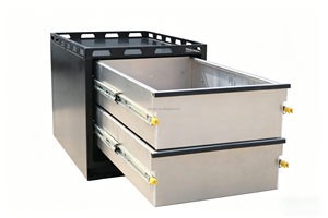 Aluminum <b>Tool</b> Case Drawer Storage <b>Box</b> Portable Utility Cabinet for Trailer Caravan Ute - Product Image 6