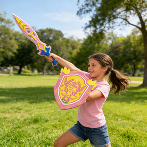 Nouveaux accessoires de cosplay de <span class=keywords><strong>pirate</strong></span> réaliste et sécurisé, épée en mousse EVA souple et bouclier tête de mort, ensemble d'armes froides jouets pour garçons - Product Image 6