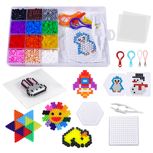 2025 Новый 12 видов цветов «сделай сам» ручной работы различные дизайнерские плавкие Гладильные бусины наборы для детей - Product Image 1