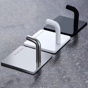 Ganci <span class=keywords><strong>appendiabiti</strong></span> autoadesivi per porta per montaggio a parete per impieghi gravosi ganci <span class=keywords><strong>appendiabiti</strong></span> per accappatoio appesi per il bagno della cucina - Product Image 4