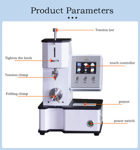 Medidor de Resistencia a la Flexión de Cartón ASTM D2176 APPI T423PM JIS P8115, Máquina de Prueba de Resistencia al Plegado de Papel MIT - Product Image 5