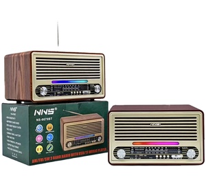 Nouveauté NNS NS-6679BT Enceinte sans fil rétro Bluetooth portable rechargeable Radio FM AM SW3 BAND 30W Caisson de basses <span class=keywords><strong>DJ</strong></span> - Product Image 1