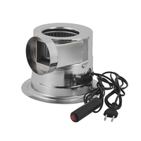 XIEHENG 80W 220V Motor Koreanischer BBQ-Abzugsventilator Starke Saugkraft Hitzebeständiger Metall-Oberluftauslass Staubdicht Wasserdicht