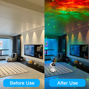 מפעל oem odm אסטרונאוט ערבולה וגלקסיה עם rgb הוביל לילה אור אור לבן שליטה מרחוק ליישום חדר שינה - Product Image 3