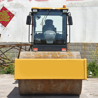 Compacteur à tambour unique vibrant à bas prix, efficace, 4, 6, 8, 10 tonnes, pour la construction et le compactage de sols