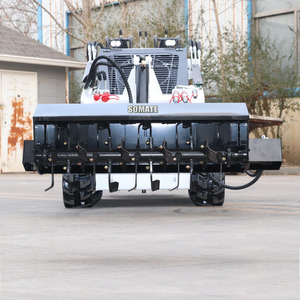 Soamte CE EPA รถตักดีเซลขนาดเล็กได้รับการรับรองจาก soamte เครื่องยนต์ Kubota รับประกัน2ปี yuken Huade PLC เกียร์ - Product Image 2
