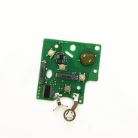 Llave Inteligente de 4 Botones, Manos Libres, con Tarjeta para Renault Clio 4 2013 con Chip Hitag AES PCF7945 de 434MHz 4A, Llaves de Vehículo PCB