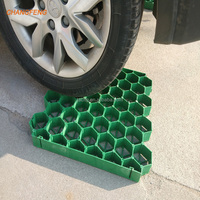 Dalles de stabilisation de sol pour allées en gravier, parkings, enclos équestres, stabilisateur de gravier et de terre, grille de stabilisation de sol en béton pour sorties de secours et aménagements verts