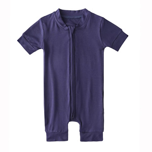 Tutina in bambù con pagliaccetto in bambù a manica corta personalizzata per bambini - Product Image 5