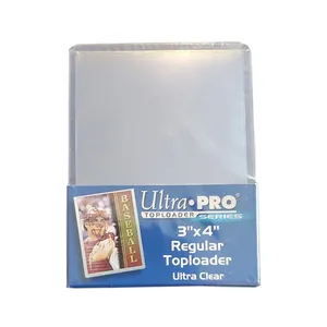 35pt קשה PVC כרטיס שרוול עם מגן סרט שקוף Ultra Pro למעלה מטעין הגנה פוקימון קסם כרטיסי ביקור