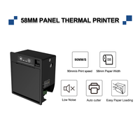 Cashino-Impresora de tickets de bus, panel térmico RS232 TTL USB integrado de 58mm, con cortador Auo