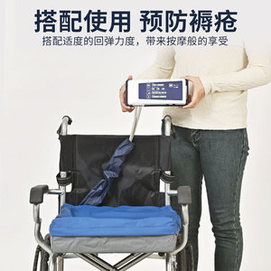 <b>Inflatable</b> Wheelchair <b>Seat</b> <b>Cushion</b> Rectangle Polyester Massage For Elderly Pressure Sore Prevention Medical Use - Product Image 1