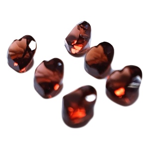 อัญมณีรูปหัวใจโกเมนสีแดงทรงหลวมตามสั่งขนาดและรูปร่างตามสั่ง - Product Image 4