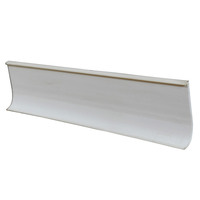 Plinthe PVC moderne Green Point 75mm/100mm pour sol de cuisine, finition mate, grain de bois flexible/couleurs unies, garantie 3 ans