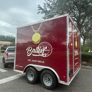 2025 Fast Hotdog Food Truck Ice Cream Trailer Mobile Bbq Trailer With Commercial Kitchen Equipment Food Truck - Product Image 4